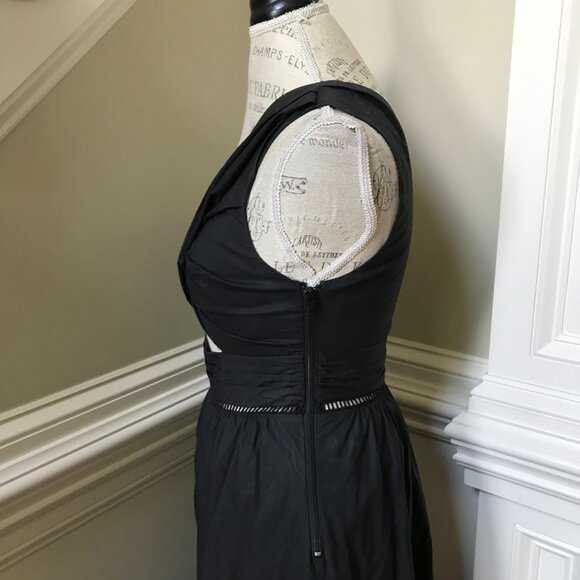 A.L.C. Black Cut-Out Maxi Dress - Picture 10 of 13